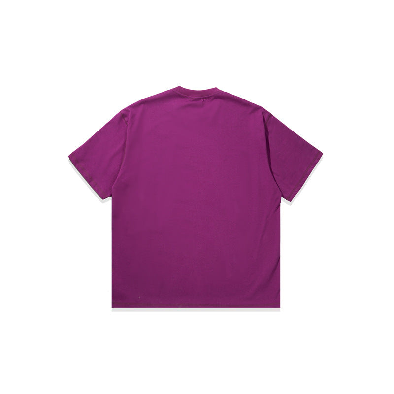 Harajuku Style Printed Round Neck Loose T-Shirt