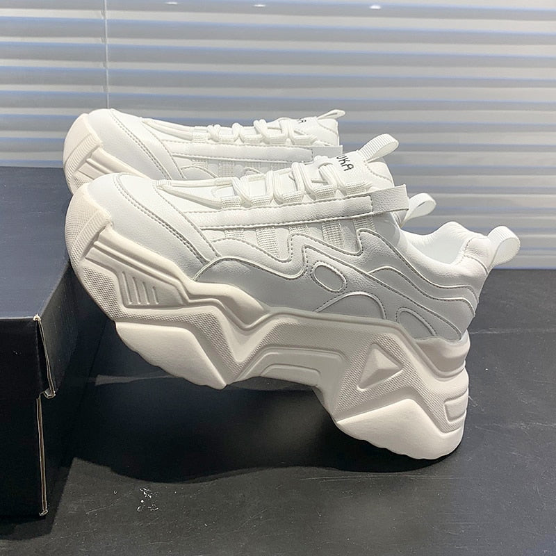 Harajuku Style Thick-Soled Heightened Sports Shoes