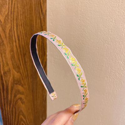 Ethnic Retro Embroidery Flower Headband