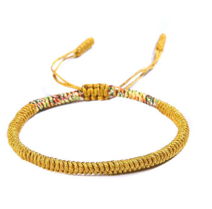 10pcs Multi Color Tibetan Buddhist Good Luck Charm Bracelets