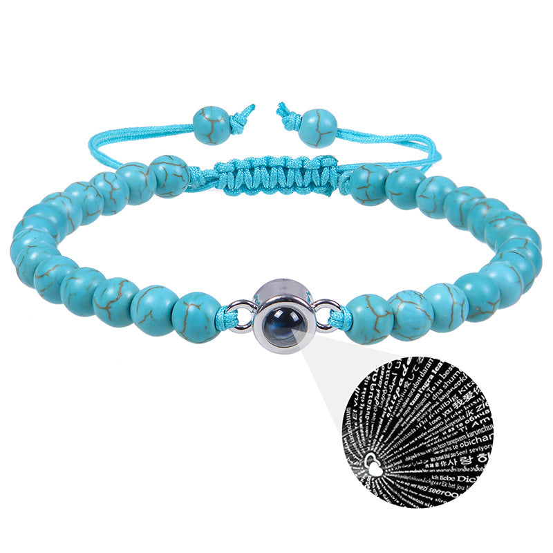 100 Languages I Love You Photo Projection Bracelet