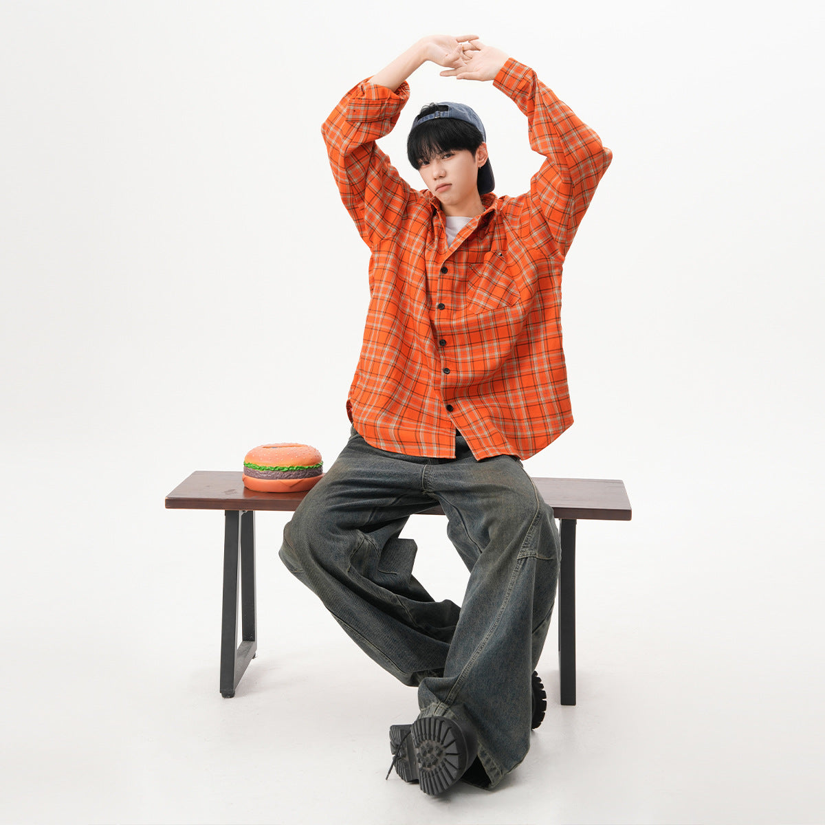 Retro Plaid Long Sleeved Casual Sunscreen Jacket