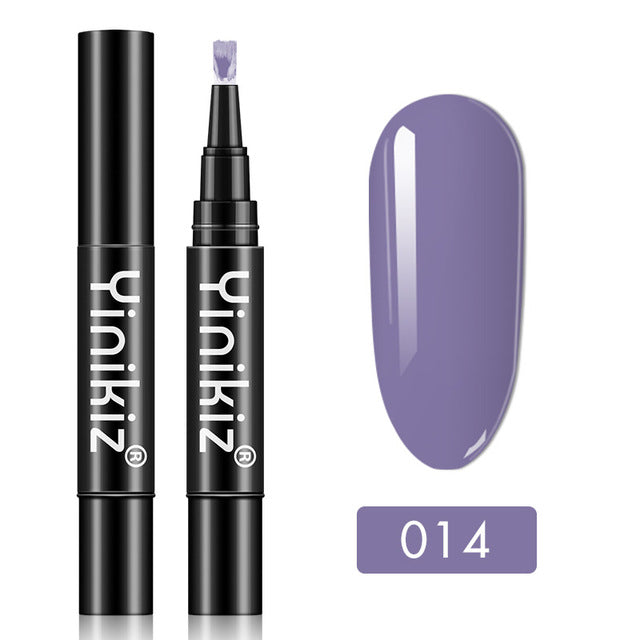 One Step Gel Nail Polish Pen - Instant Neon Colors