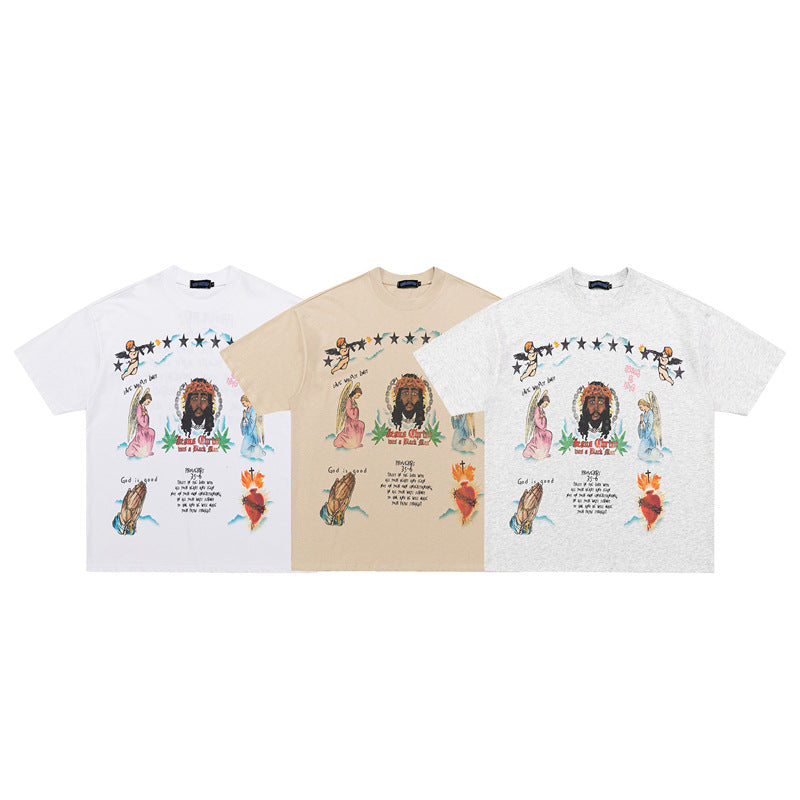 Harajuku Style Oversized Smiley Face T-Shirt