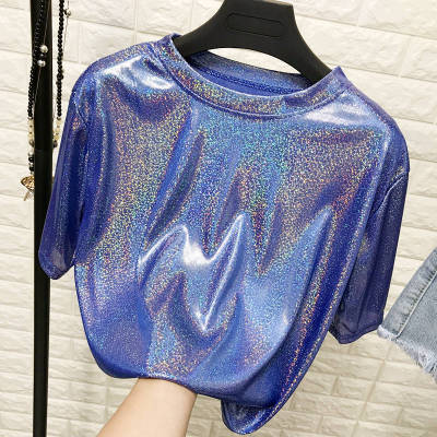 Playful Retro Silk Top for Women