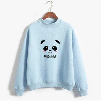Kawaii Panda Printed Harajuku Sweatshirt for Women