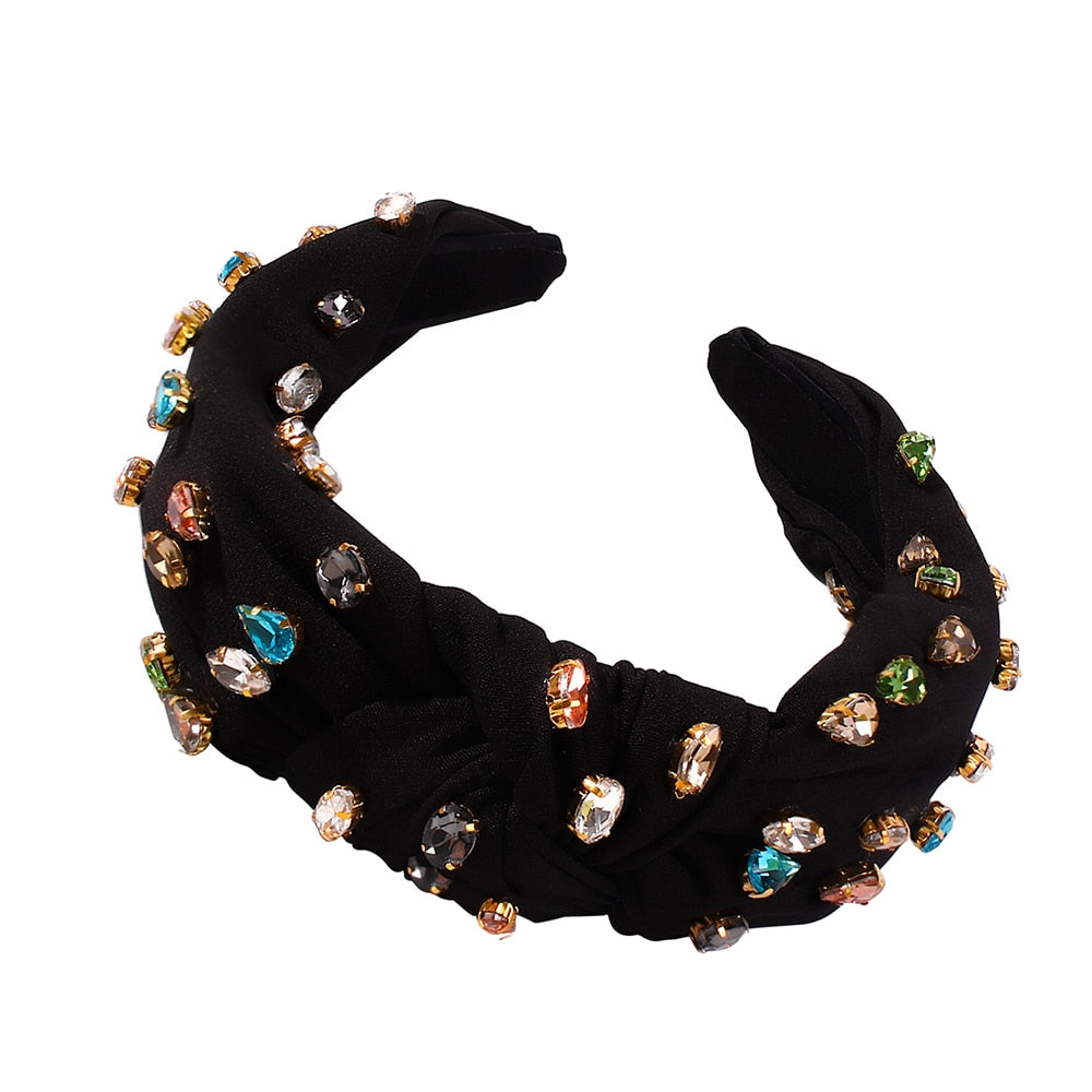 Colorful Rhinestone Headband for Women and Girls