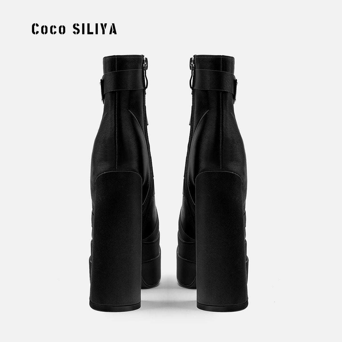 Harajuku Style Super High Heel 14cm Platform Boots