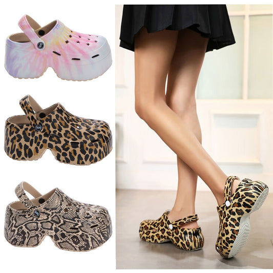 Leopard Print Cave Shoes for Women