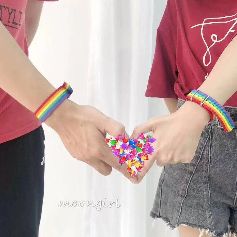 Colorful Rainbow Friendship Bracelets for Women and Men