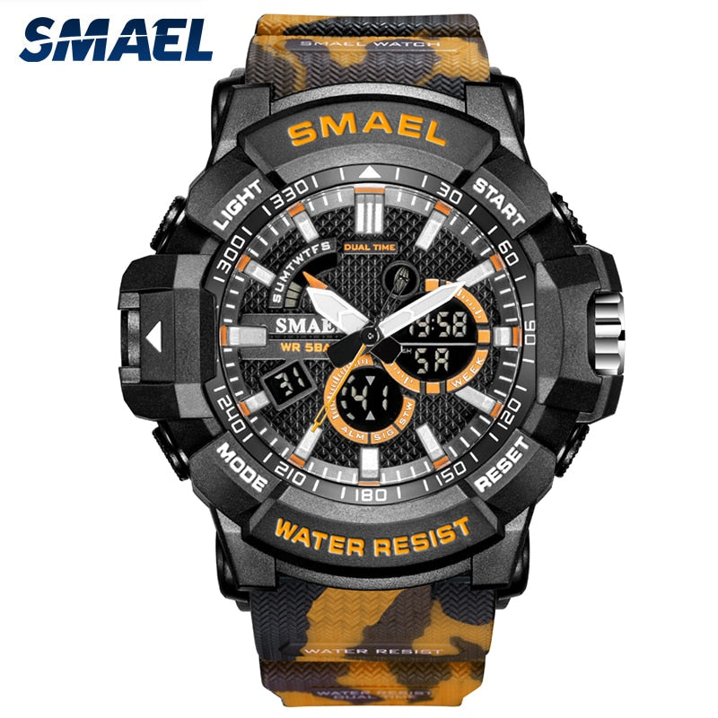 Men's Military Camouflage Waterproof Sport Watch