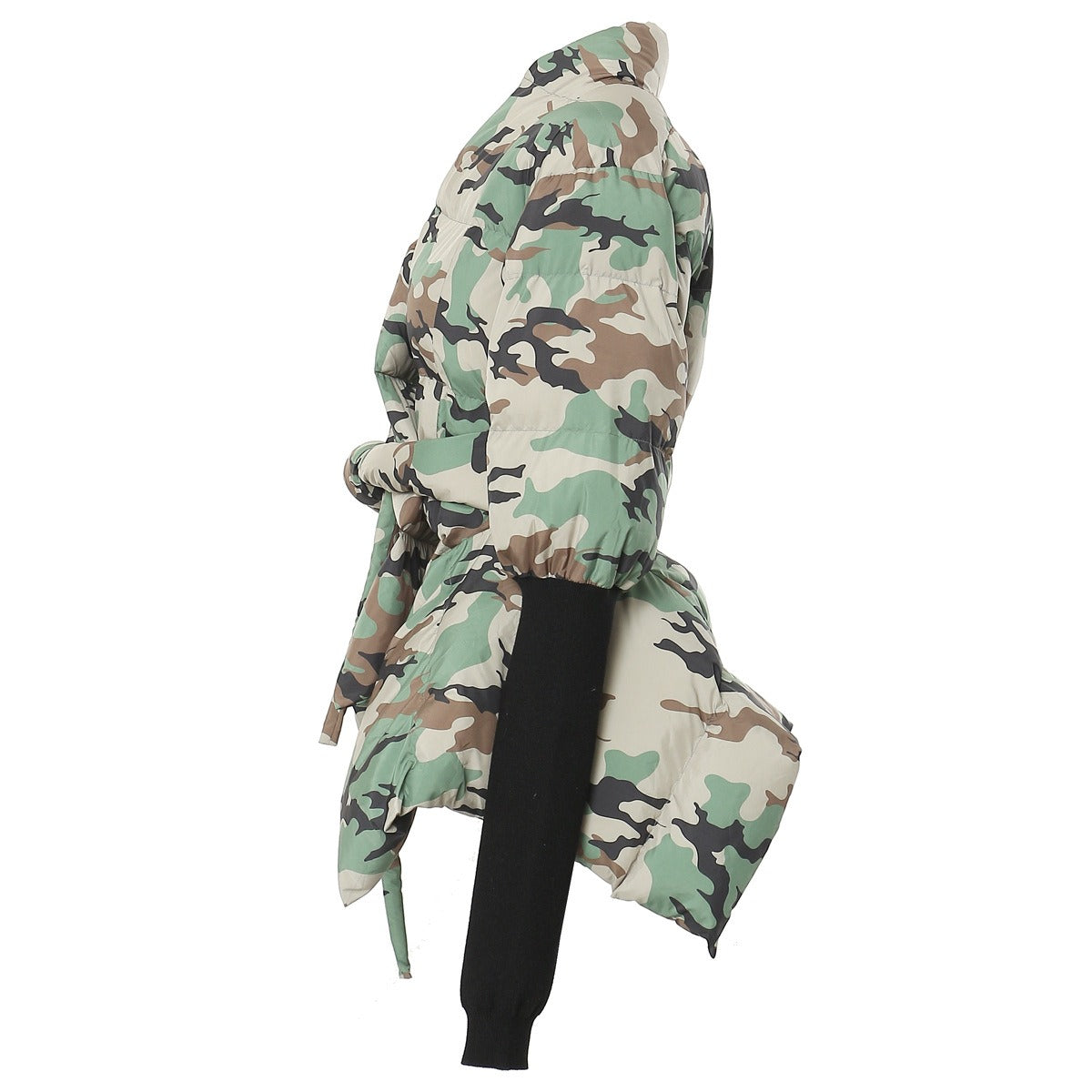 Personalized Camouflage Knitted Cuffs Cotton Jacket