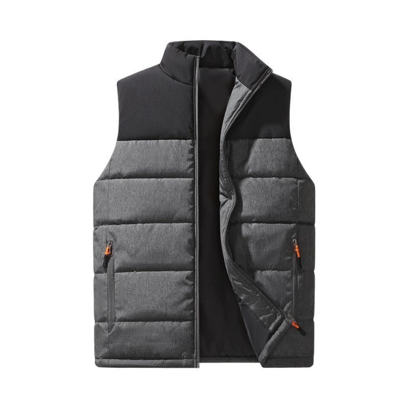 Harajuku Style Color Blocked Cotton Vest