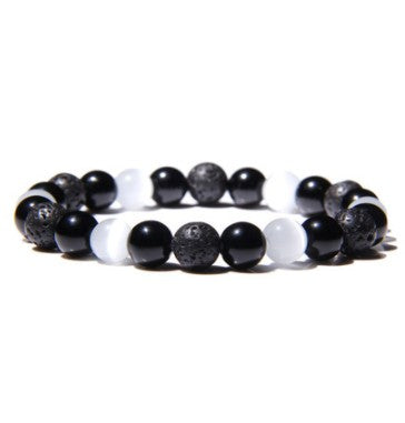 Harajuku Style Tiger Eye Gemstone Bead Bracelet