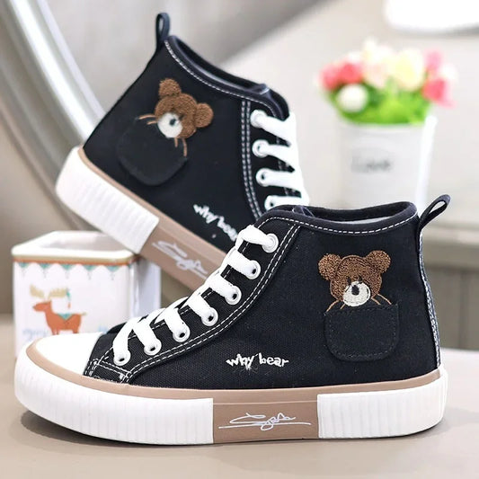 Cute Canvas High Top Sneakers for Women