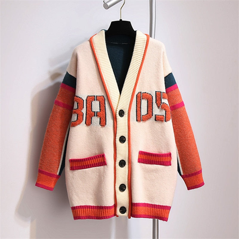 Harajuku Style Women's Knitted Cardigan Jacket
