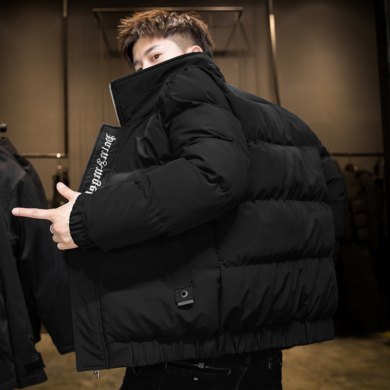 Harajuku Style Men's Down Jacket - Warm & Trendy