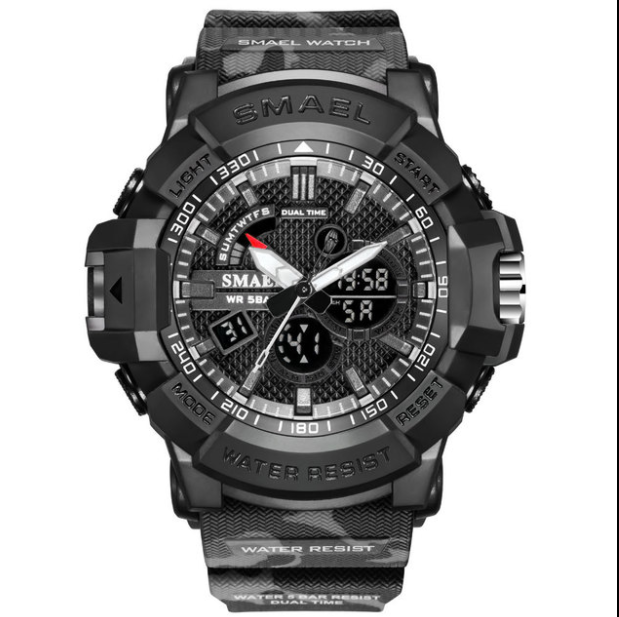 Men's Military Camouflage Waterproof Sport Watch