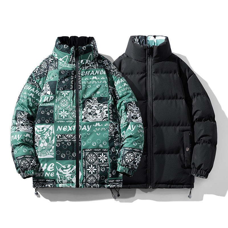 Double-Sided Casual Cotton Jacket for Men