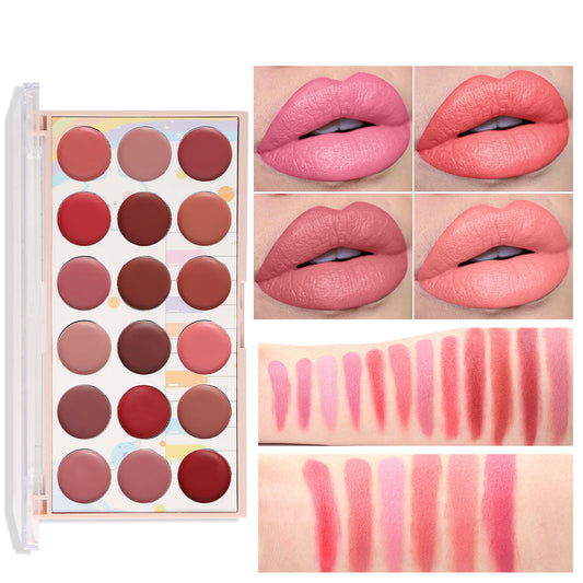 18 Color Playful Moisturizing Lipstick Set