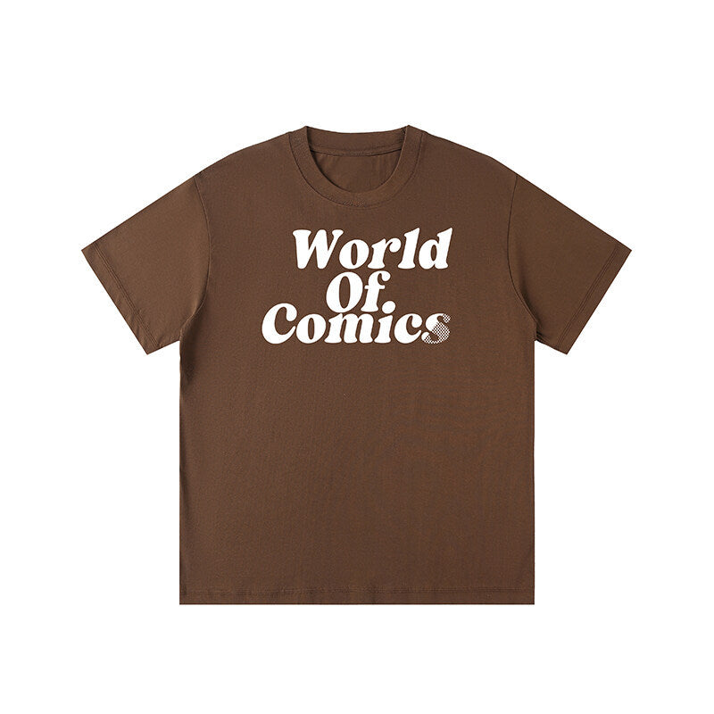 Harajuku Style Multi-Color Casual Letter T-Shirt