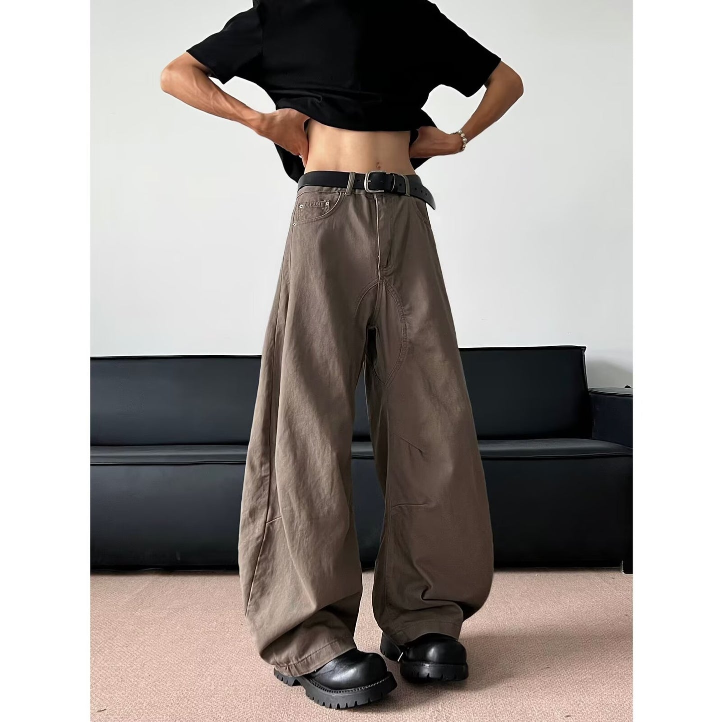 Harajuku-Inspired Loose Wide Leg Casual Pants