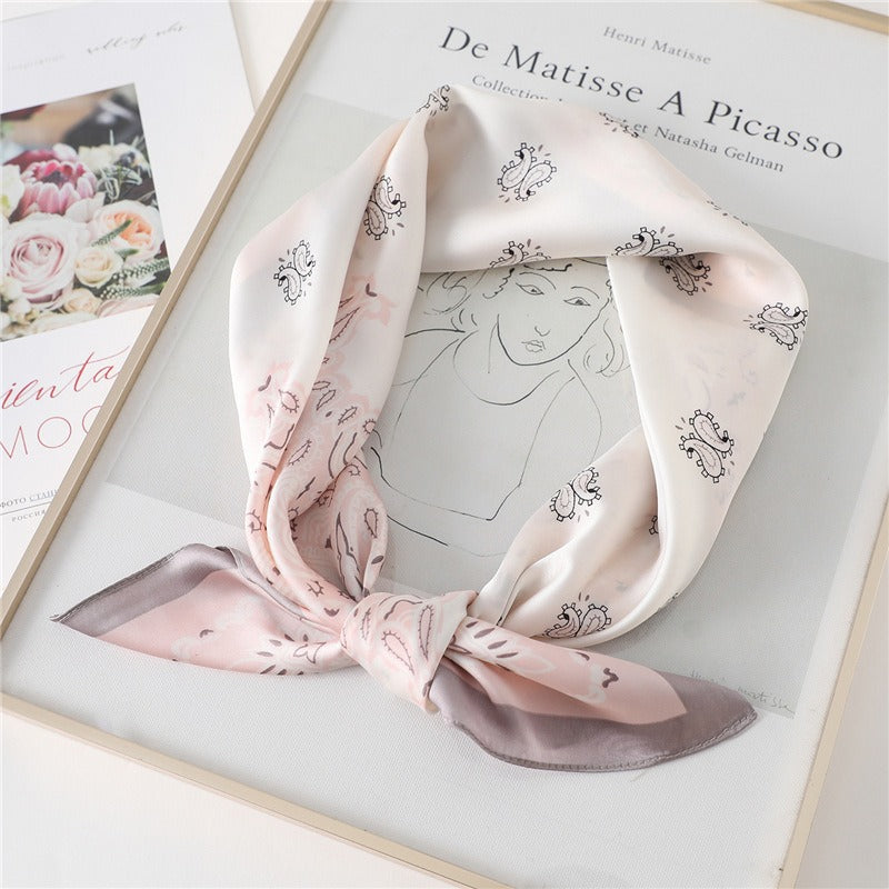 Playful Cashew Square Scarf - Versatile Women's Fashion Accessory