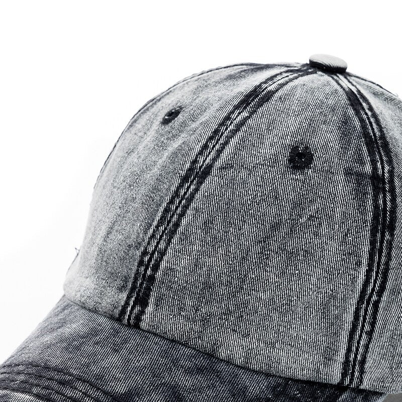 Unisex Washed Cotton Cap - Harajuku Style Baseball Hat