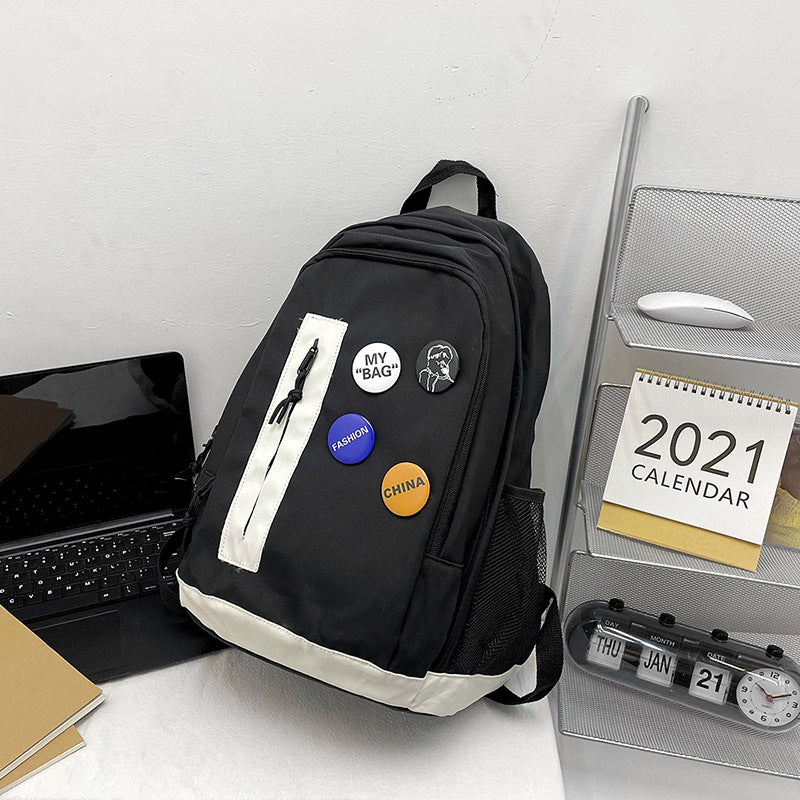 Harajuku Style Student Backpack - Large Capacity Travel Bag