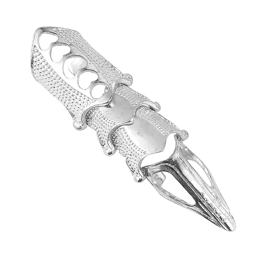 Cool Boys Gothic Rock Armor Knuckle Ring - Harajuku Style