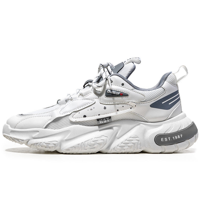 Men's Harajuku Low Cut Sports Shoes - Stylish Casual Sneakers