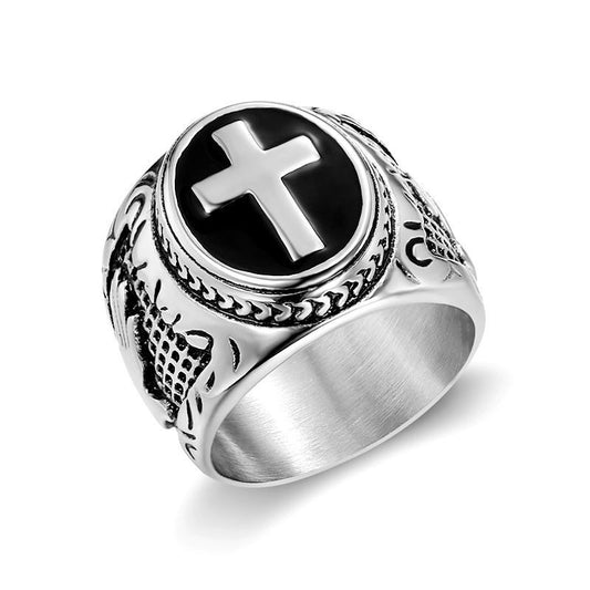 Playful Cross Jewelry - Titanium Steel Gold Plated