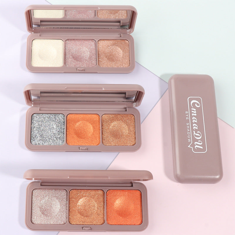 Three Color Mashed Potato Eye Shadow - Earthy Moonlight Palette