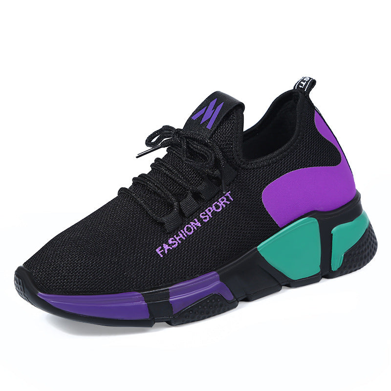 Harajuku Style Women's Lightweight Lace-Up Sports Shoes