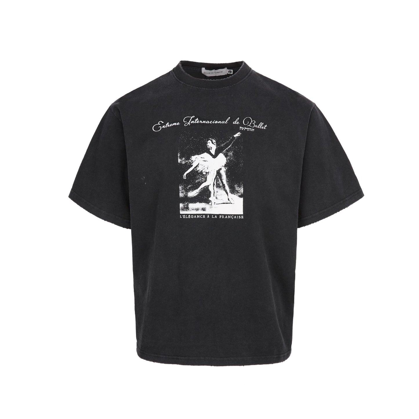 Harajuku Style Casual Round Neck Printed T-Shirt