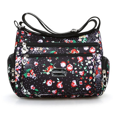 Harajuku Floral Shoulder Bag - Vintage Style Messenger Bag