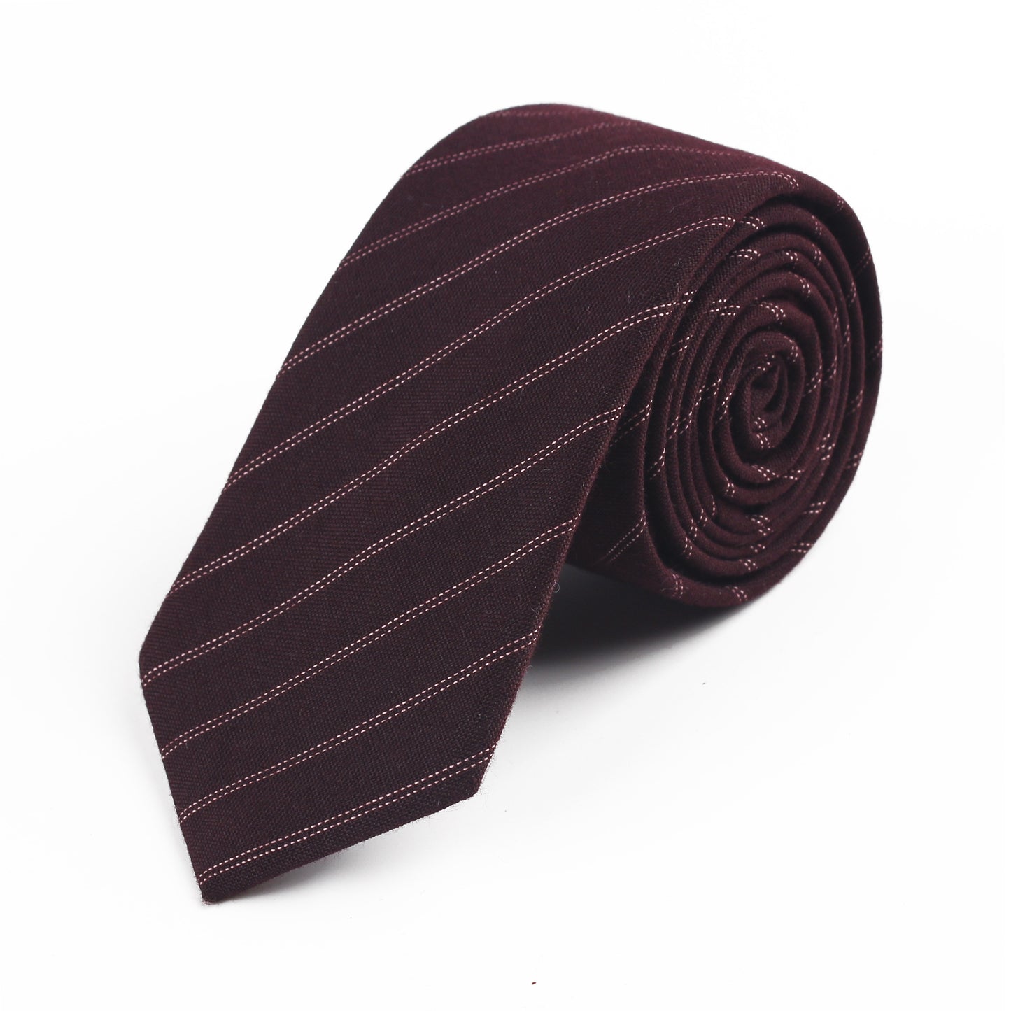 Men's Cotton Jacquard Striped Tie