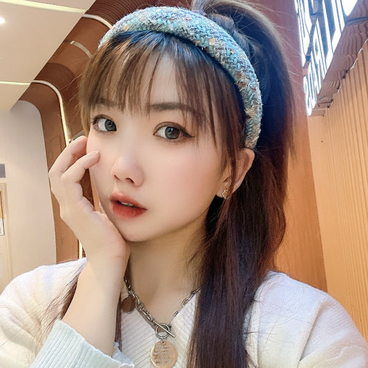 Woolen Cloth Sponge Headband & Hair Clip F663