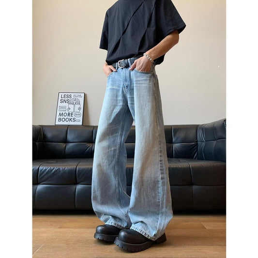 Playful Loose Wide Leg Denim Pants