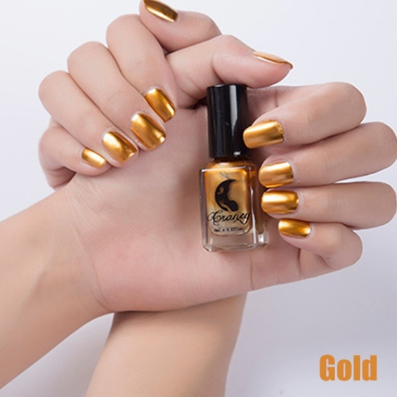 14 Color Metallic Mirror Nail Polish - Harajuku Style