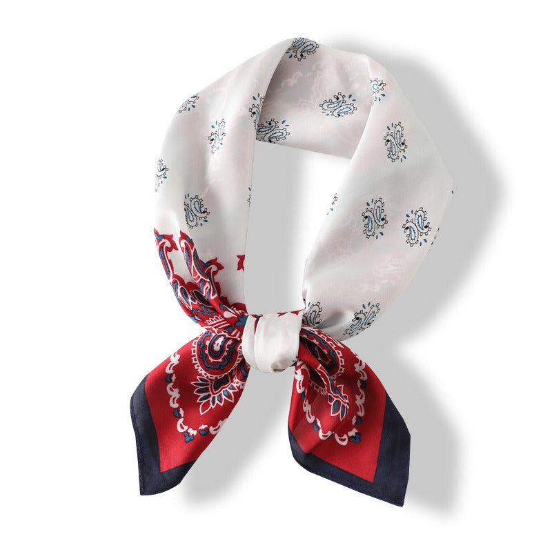Playful Cashew Square Scarf - Versatile Women's Fashion Accessory