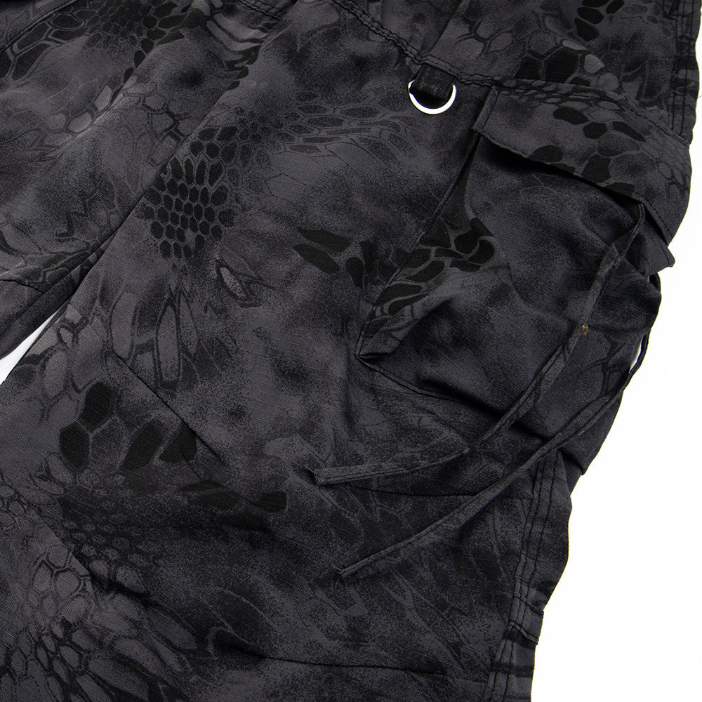 Men's Punk Camouflage Pocket Work Pants - Harajuku Style