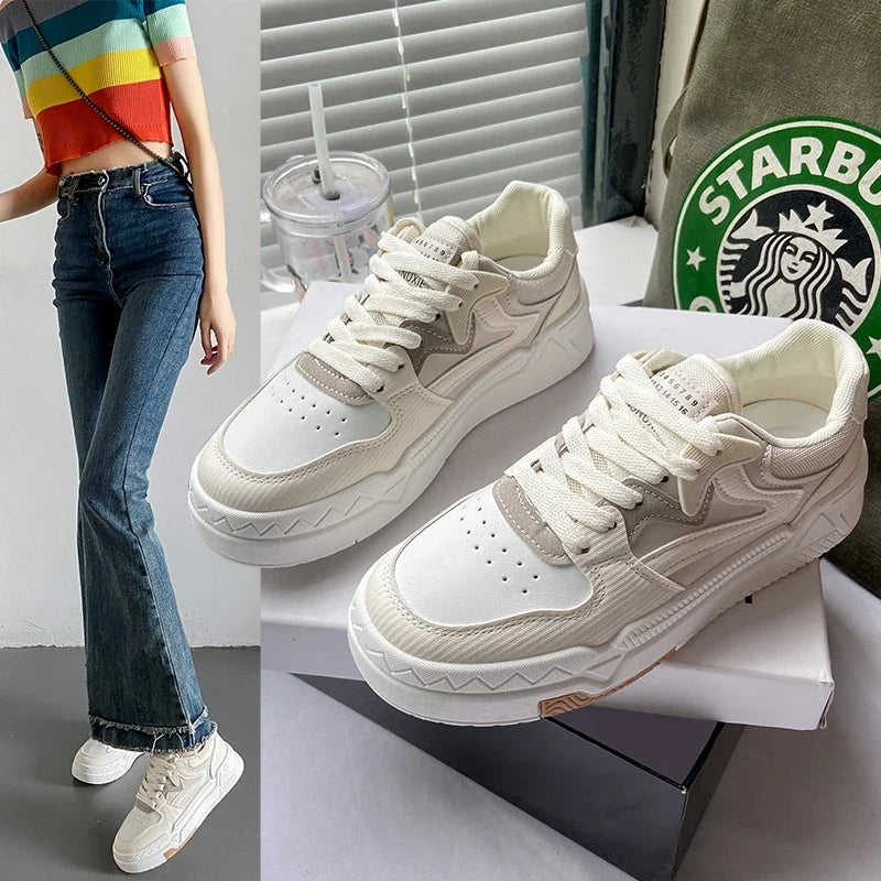 Harajuku Women’s Casual Breathable Platform Sneakers