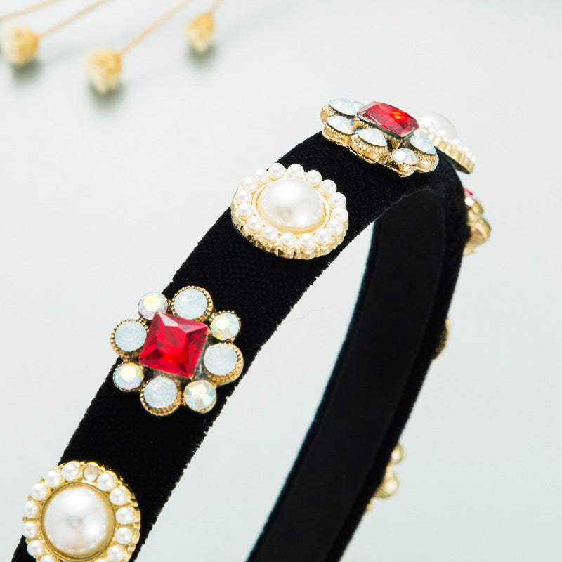 Baroque Court Diamond Tapered Headband