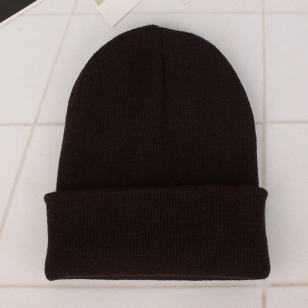 Cute Knitted Beanie Hat for Women - Harajuku Style Cap