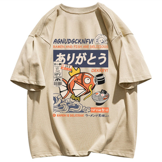 Vintage Japan Kanji Cartoon Graphic Tee