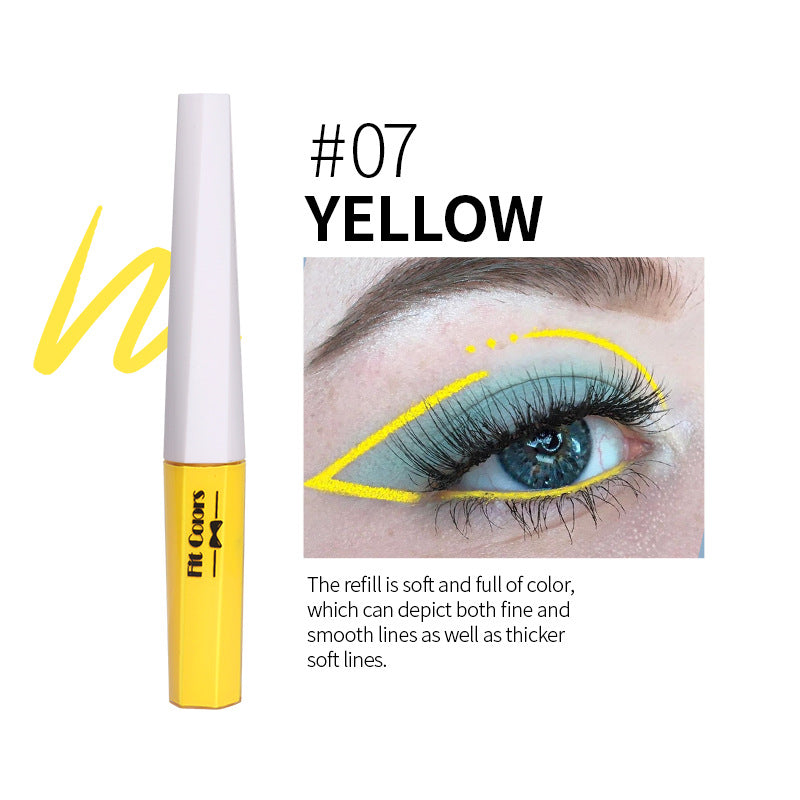 Rainbow Fluorescent Eyeliner - Waterproof & Quick-Drying