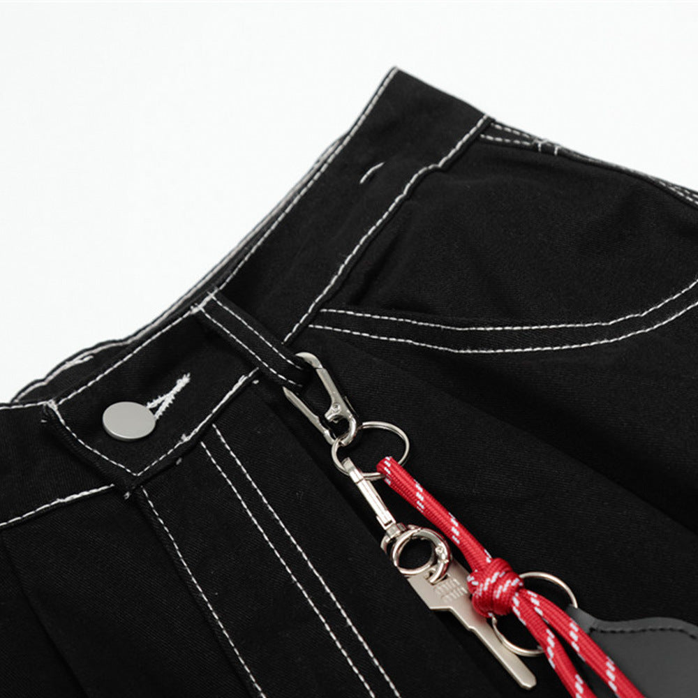 Harajuku Style High Street Cargo Shorts for Men