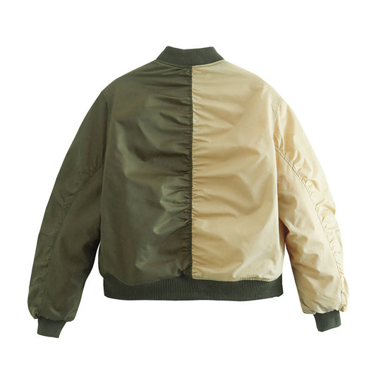 Harajuku Style Women's Casual Chic Patchwork Jacket