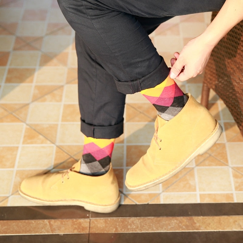 Harajuku Style Colorful Cotton Socks - 10 Pairs